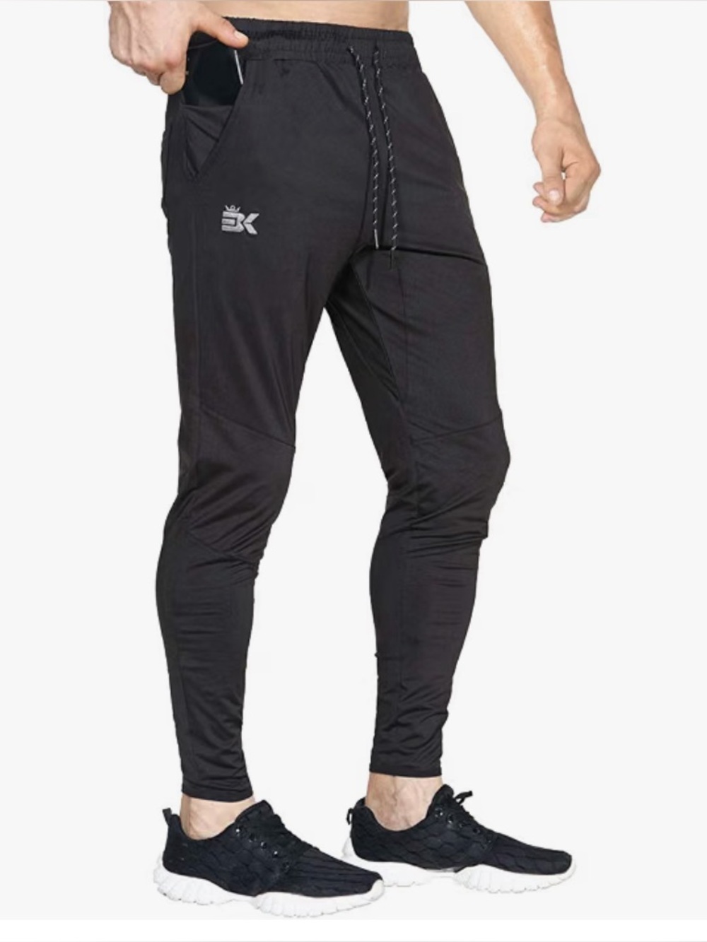 BROKIG Mens Lightweight Gym Jogger Pants